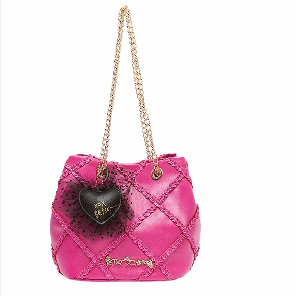 Betsey Johnson Handbags - Betsey Johnson Cross Your Heart Handbag